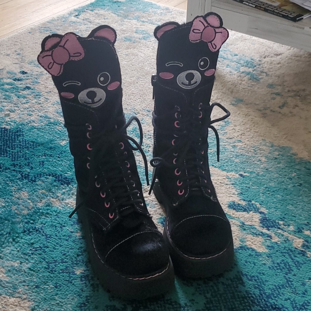 Dolls kill Sugar thrillz best furends combat boots